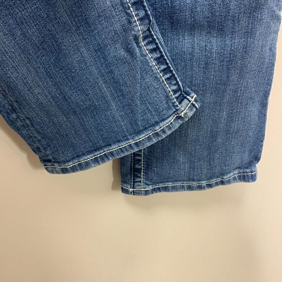 Miss Me 29 bootcut cross and fleur de lis bling jeans denim (J1) - Picture 9 of 14